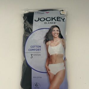 Jockey Elance Cotton Comfort Hipsters - Black
